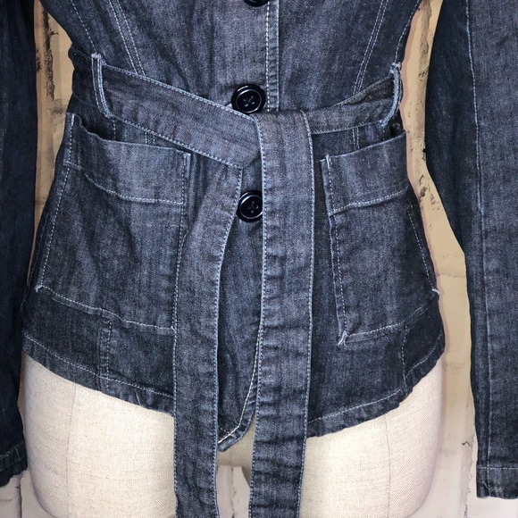 Converse blue jean trench jacket. Size medium - Picture 3 of 8
